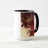 Santa Claus Arthur Rackham Tasse (VorderseiteRechts)