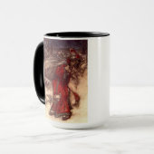 Santa Claus Arthur Rackham Tasse (Vorderseite Links)