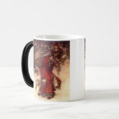 Santa Claus Arthur Rackham Verwandlungstasse (Vorderseite Links)