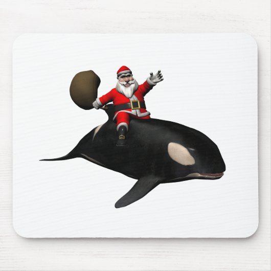 Santa Claus auf Orca Mousepad (Vorne)