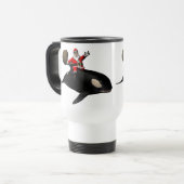 Santa Claus auf Orca Reisebecher (Vorderseite Links)
