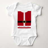 Santa Claus Baby Bodysuit Baby Strampler (Vorderseite)