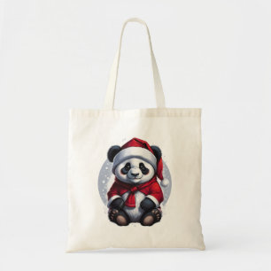Santa Claus Baby Panda Weihnachten Tragetasche