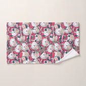 Santa Claus Badetuch Set (Handtuch)