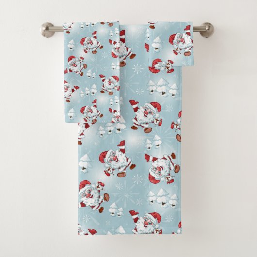 Santa Claus Badhandtuch Set (Insitu)