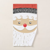 Santa Claus Badhandtuch Set (Handtuch)