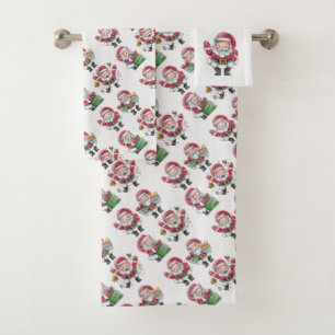 Santa Claus Badhandtuch Set