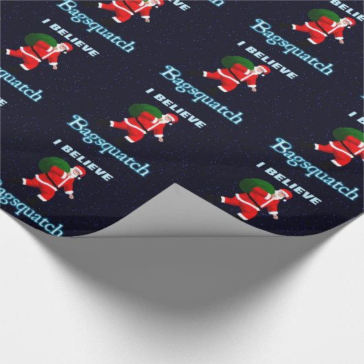 Santa Claus - Bagsquatch Geschenkpapier (Ecke)