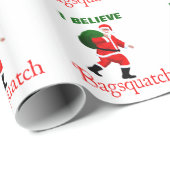 Santa Claus - Bagsquatch Geschenkpapier (Rolleneckpunkt)