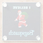 Santa Claus - Bagsquatch Glasuntersetzer (Rückseite)