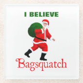 Santa Claus - Bagsquatch Glasuntersetzer (Vorderseite)