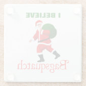 Santa Claus - Bagsquatch Glasuntersetzer (Rückseite)