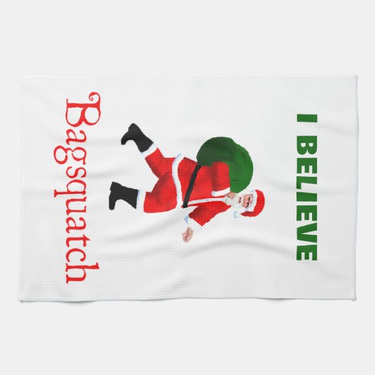 Santa Claus - Bagsquatch Handtuch (Horizontal)