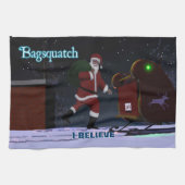 Santa Claus - Bagsquatch Handtuch (Horizontal)