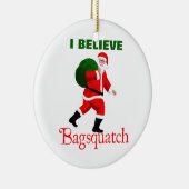 Santa Claus - Bagsquatch Keramik Ornament (Rechts)