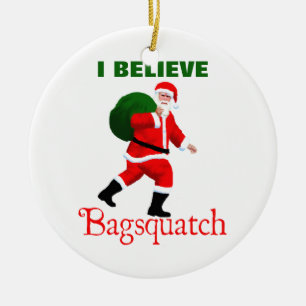 Santa Claus - Bagsquatch Keramik Ornament