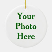 Santa Claus - Bagsquatch Keramik Ornament (Hinten)