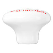 Santa Claus - Bagsquatch Keramikknauf (Seitenansicht)