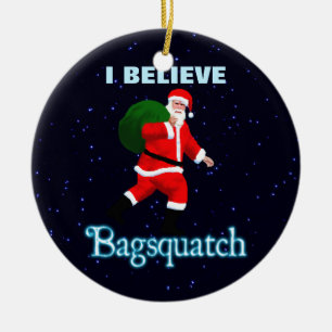 Santa Claus - Bagsquatch Keramikornament