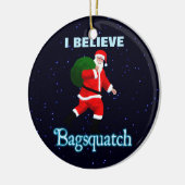 Santa Claus - Bagsquatch Keramikornament (Links)