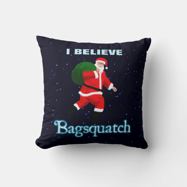 Santa Claus - Bagsquatch Kissen (Vorderseite)