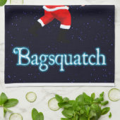 Santa Claus - Bagsquatch Küchentuch (Gefaltet)