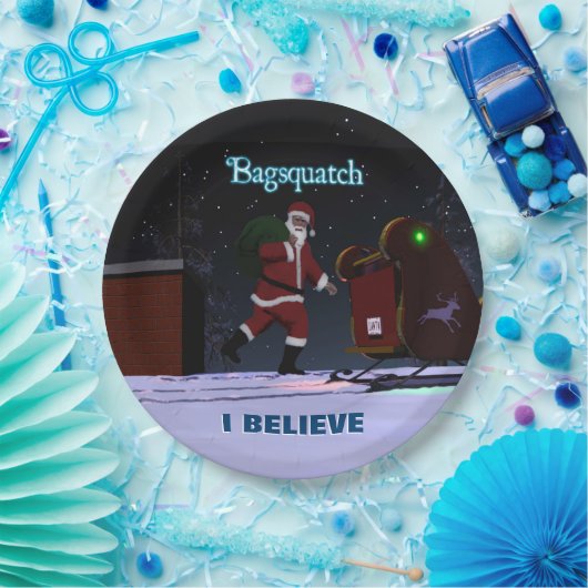 Santa Claus - Bagsquatch Pappteller (Party)