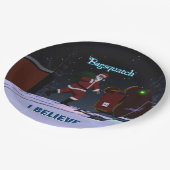 Santa Claus - Bagsquatch Pappteller (Schrägansicht)