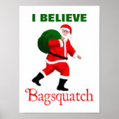 Santa Claus - Bagsquatch Poster (Vorne)