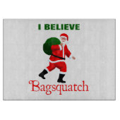 Santa Claus - Bagsquatch Schneidebrett (Vorderseite)