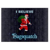 Santa Claus - Bagsquatch Schneidebrett (Vorderseite)