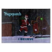 Santa Claus - Bagsquatch Schneidebrett (Vorderseite)