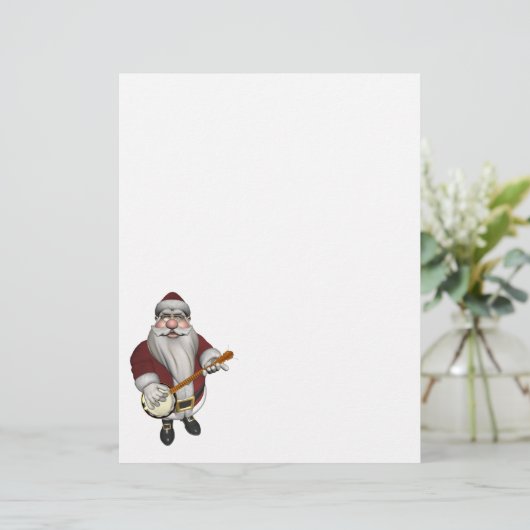 Santa Claus Banjo (Stehend Vorderseite)