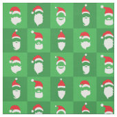 Santa Claus Bart Stoff (Muster)