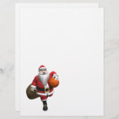 Santa Claus Basketball-Spieler (Vorne/Hinten)