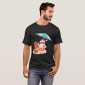 Santa Claus Beach Sommer Weihnachten im Juli T-Shirt (Vorne ganz)