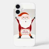 Santa Claus Begrüßung Case-Mate iPhone Hülle (Rückseite)
