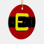 Santa Claus Belt Keramik Ornament (Rechts)