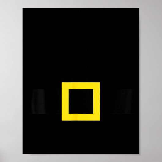 Santa Claus Belt Suit Funny Halloween Christmas Co Poster (Vorne)