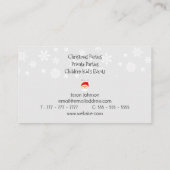 Santa Claus Beruflich Visitenkarte (Rückseite)