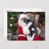 Santa Claus Black Labrador Weihnachten Niedlicher  (Vorne/Hinten)