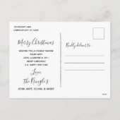 Santa Claus Black Labrador Weihnachten Niedlicher  (Rückseite)