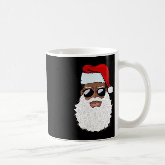 Santa Claus Black Xmas Santa Afro American Kaffeetasse (Rechts)