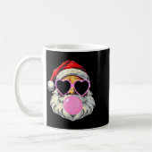 Santa Claus Blowing Bubble Gum Nk Sungles Christma Kaffeetasse (Links)