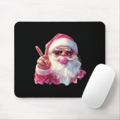 Santa Claus Blowing Bubble Gum Nk Sungles Christma Mousepad (Mit Mouse)