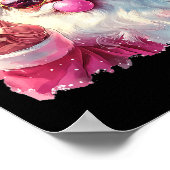 Santa Claus Blowing Bubble Gum Nk Sungles Christma Poster (Ecke)