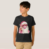 Santa Claus Blowing Bubble Gum Nk Sungles Christma T-Shirt (Vorne ganz)