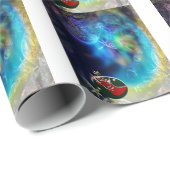 Santa Claus Boot Geschenkpapier (Rolleneckpunkt)