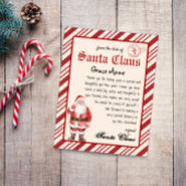 Santa Claus Brief vom Vintagen Printable vom Weihn