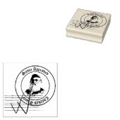Santa Claus Briefmarke der Genehmigung zweimal übe Gummistempel (Stempel)